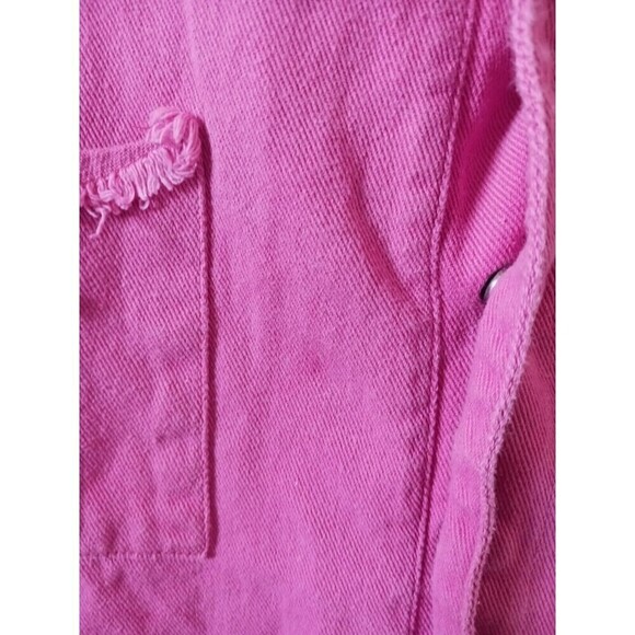 No.‎ 1 Los Angeles Denim Romper Long Sleeve Pink Size M - Picture 10 of 12